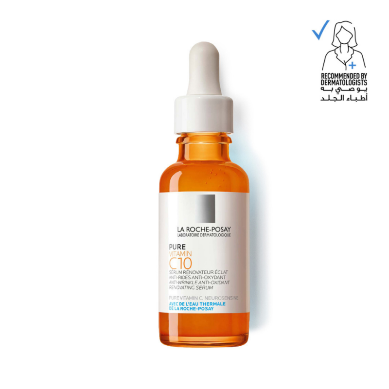 La Roche-Posay 10% Pure Vitamin C Anti Aging Face Serum for Wrinkles 30ml